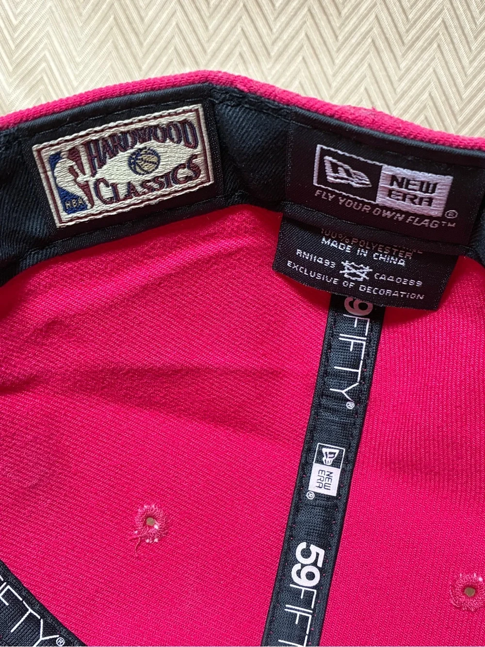 New Era San Antonio Spurs Pink Fitted Hat
